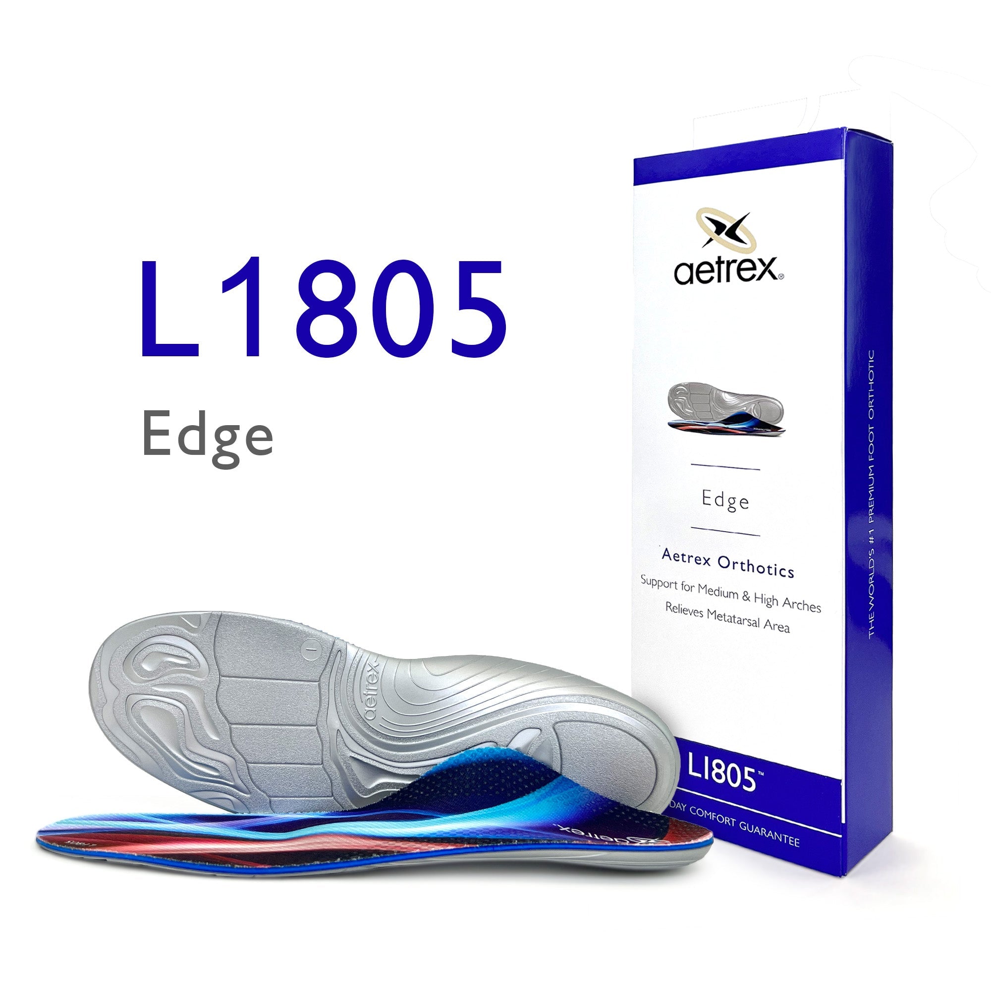 Unisex Edge Orthotics W/ Metatarsal Support – Aetrex Technology