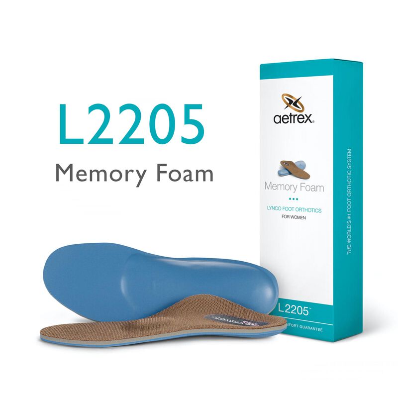 Women's Memory Foam Orthotics W/ Metatarsal Support #color_
