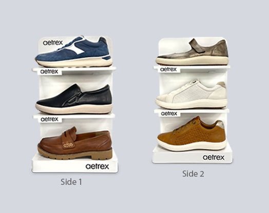 6 Shelf Multi-Shoe Display