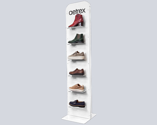 Single Row Footwear Display