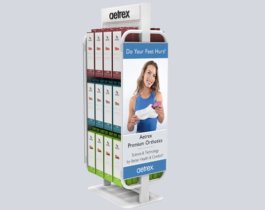 Orthotic Display with graphics